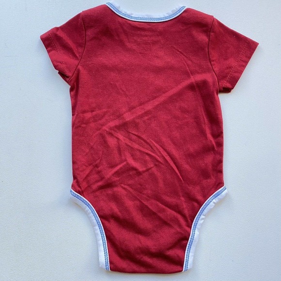 LUCKY Brand Bodysuit Motorcycle Motorsport Salt Flats Speed Trials Baby 3-6m - Picture 4 of 5